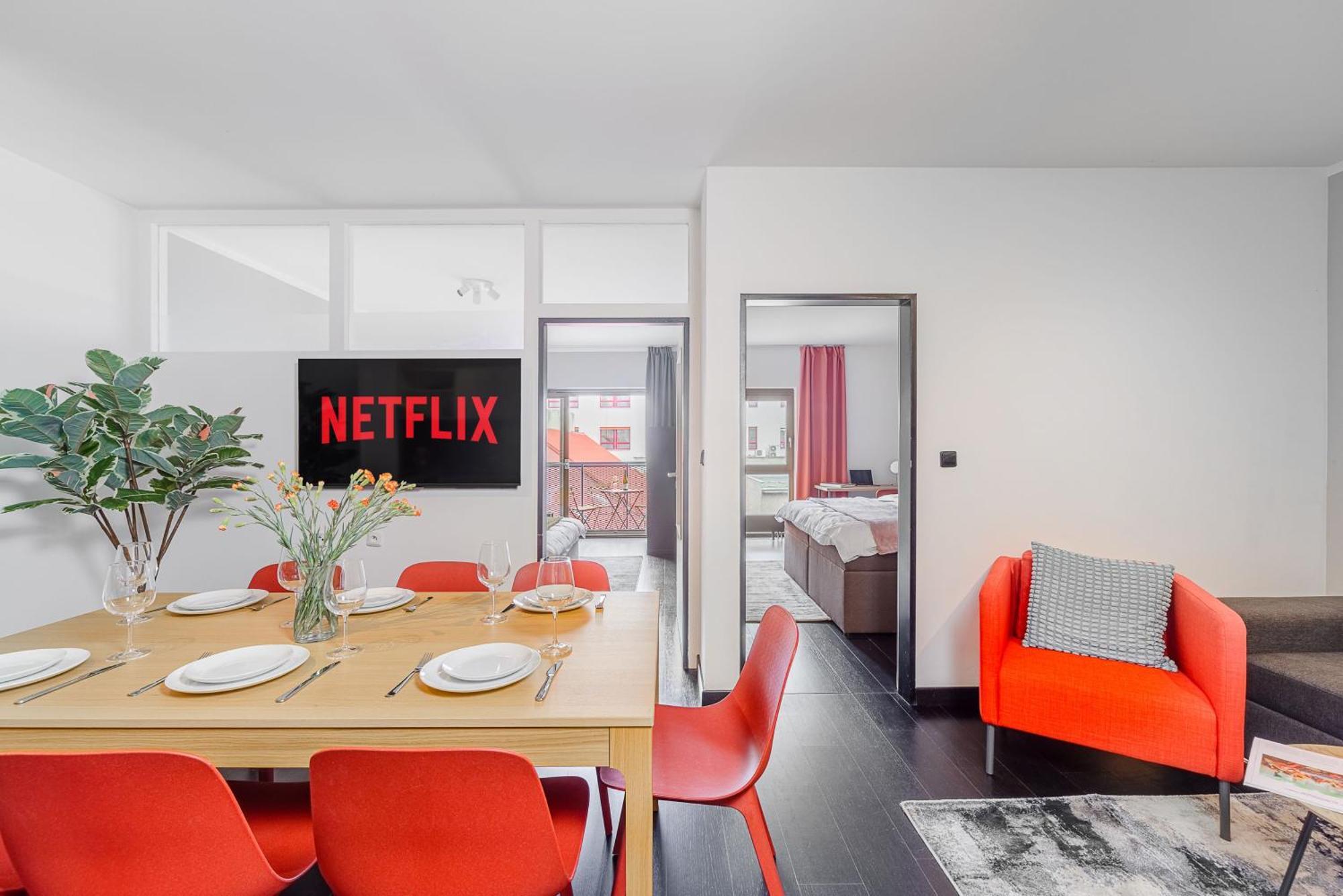 Apartments With Large Balcony, Parking Prague Ngoại thất bức ảnh